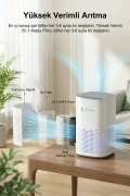 دستگاه تصفیه هوا با فیلتر HEPA و فیلتراسیون سه مرحله‌ای با کارکرد بی‌صدا 150m³/h CADR
