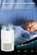 دستگاه تصفیه هوا هوشمند H13 با فیلتر Hepa و ویژگی Wifi مدل SAP-5508