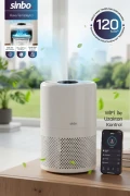 دستگاه تصفیه هوا هوشمند H13 با فیلتر Hepa و ویژگی Wifi مدل SAP-5508