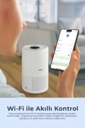دستگاه تصفیه هوا هوشمند H13 با فیلتر Hepa و ویژگی Wifi مدل SAP-5508