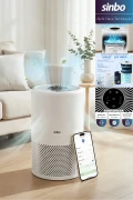 دستگاه تصفیه هوا هوشمند H13 با فیلتر Hepa و ویژگی Wifi مدل SAP-5508