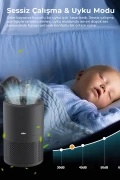 تصفیه کننده هوای هوشمند با فیلتر HEPA H13 و ویژگی وای‌فای مدل SAP-5508