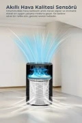 تصفیه کننده هوای هوشمند با فیلتر HEPA H13 و ویژگی وای‌فای مدل SAP-5508