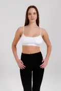 سوتین ورزشی زنانه ۵ تایی رنگی با بند نازک و پد دار