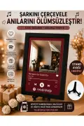 تابلوی زیباترین دختر دنیا آینه آرایش هدیه‌ای معنادار برای دوست دختر و عشق با کد آهنگ اسپاتیفای