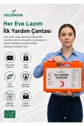 کیف کمک‌های اولیه فوق‌العاده – کیت مداخله اضطراری با مواد اولیه پایه – با محفظه سخت و پایه دیواری
