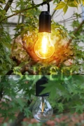 لامپ LED قابل حمل خورشیدی با شارژ USB برای کمپینگ و باغ 10 وات با قابلیت آویز و نور LED نشکن