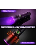 چراغ قوه UV قوی 20W با طول موج 365nm برای تشخیص ادرار حیوانات خانگی و کنترل اسکناس