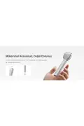 ماشین اصلاح T1 Pro و اصلاح کننده ریش - خاکستری روشن (با گارانتی لایفن ترکیه)