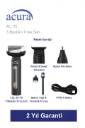 ست تیغ اصلاح فلزی 3 سر AC-75