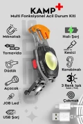 چراغ قوه چندمنظوره KAMP Plus - چراغ LED شارژی - کیت وضعیت اضطراری