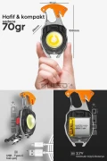 چراغ قوه چندمنظوره KAMP Plus - چراغ LED شارژی - کیت وضعیت اضطراری