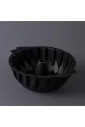 قالب کیک گرد مشکی شارک سوئیسی