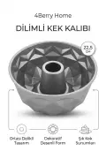 قالب کیک حلقه‌ای 22.5 سانتی‌متر – قالب کیک طرح‌دار با وسط توخالی