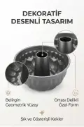 قالب کیک حلقه‌ای 22.5 سانتی‌متر – قالب کیک طرح‌دار با وسط توخالی