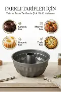 قالب کیک حلقه‌ای 22.5 سانتی‌متر – قالب کیک طرح‌دار با وسط توخالی