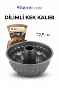 قالب کیک حلقه‌ای 22.5 سانتی‌متر – قالب کیک طرح‌دار با وسط توخالی