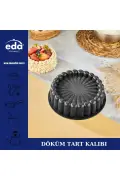 قالب تارت گرانیتی 26 سانتی‌متری با برش خاکستری