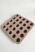 قالب کیک سیلیکونی 25 عددی – طرح گل مینی، قالب فر نچسب (24.5 x 24.5 سانتیمتر)