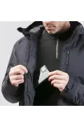کاپشن مردانه کوهستانی ضد آب کچوا - مشکی - NH500 -10 °C