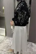 کت بمبئی با طرح گلدوزی - مشکی