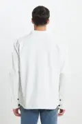 کت جین اکری با برش گشاد و فیت اورسایز 100% پنبه