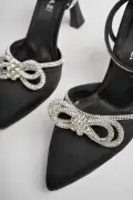 کفش مجلسی زنانه با سنگ و پاپیون