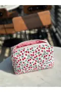 کیف آرایش طرح گیلاس کوچک - سایز بزرگ