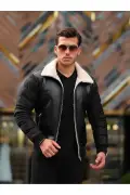 پالتو زمستانی مردانه با آستر پشمی ضد آب و ضد سرما
