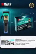 ماشین اصلاح مو و ریش و سبیل وکتور موتور (شارژ Type-C، با دو رنگ کاور) - NG-X1 POLAR
