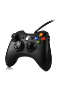 کنترلر بازی Xbox 360 با کابل (سازگار با PC و Xbox 360) - مشکی