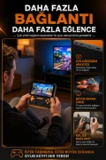 کنسول بازی GS1 نسل جدید با باتری 4000 میلی‌آمپر ساعت و بیش از 20.000 بازی با صفحه نمایش 5 اینچی HD