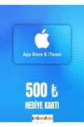 کارت هدیه 500 TL اپ استور - آی‌تیونز