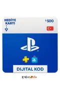 کارت هدیه 500 TL فروشگاه پلی‌استیشن ترکیه
