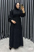 پیراهن پفی الیزا 6227 مشکی