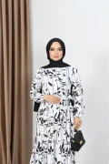 پیراهن با طرح برگ