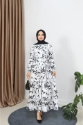 پیراهن با طرح برگ