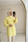تُنیک گُرمِک با بند زنانه طرح راه‌راه 80 سانتی‌متر
