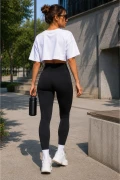 تای شلوار دریا با پارچه غواصی زیر زانو، با کمر بلند، ضد آب و خشک شونده سریع