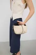 کیف دستی و دوشی لئو کانووس قهوه‌ای تیره