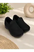 کفش روزمره مردانه مشکی اورتپدیک با زیره سبک، راحت، انعطاف‌پذیر و ضد لغزش
