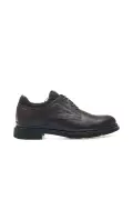 کفش روزمره کلاسیک راحتی مردانه از چرم طبیعی (39-44) 24k L3456 M قهوه‌ای