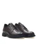 کفش روزمره کلاسیک راحتی مردانه از چرم طبیعی (39-44) 24k L3456 M قهوه‌ای