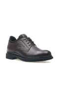 کفش روزمره کلاسیک راحتی مردانه از چرم طبیعی (39-44) 24k L3456 M قهوه‌ای