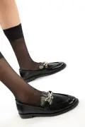کفش لوفر زنانه مشکی 21387