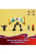 لگو زره جنگی زین NINJAGO مدل Mech’i لگو ۷۱۸۲۷ - مجموعه ساخت اسباب بازی برای کودکان ۶ سال به بالا (۹۲ قطعه)