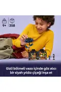 لگو گل داهلیا سیاه چهارشنبه هدیه هالووین، گیاه مصنوعی دکور اتاق لگو ۷۶۷۸۴