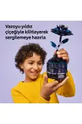 لگو گل داهلیا سیاه چهارشنبه هدیه هالووین، گیاه مصنوعی دکور اتاق لگو ۷۶۷۸۴
