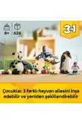 لگو ست ساخت خلاقانه حیوانات وحشی: خانواده پاندا لگو ۳۱۱۶۵ - ۸+