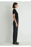 شلوار جین دودی آبی واقعی لیلا